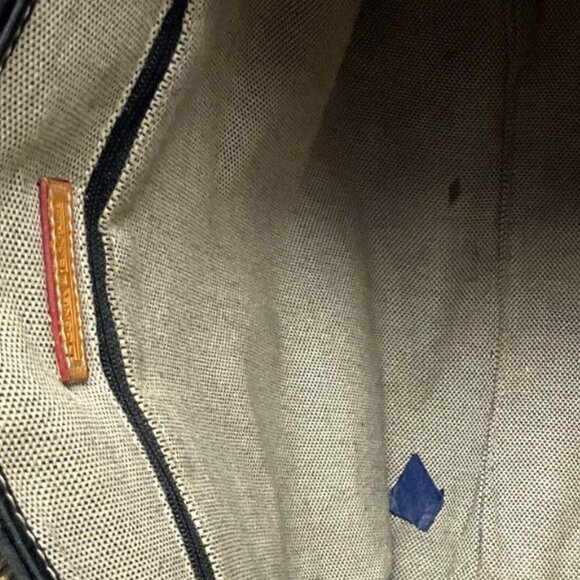 Dooney & Bourke Dillen Black Pebbled Leather Satchel Top Handle Shoulder Bag - Picture 8 of 16